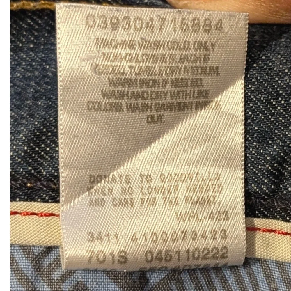 Levis 511 Skinny Jeans Mens 31x30 Dark Wash Blue Denim 100% Cotton
